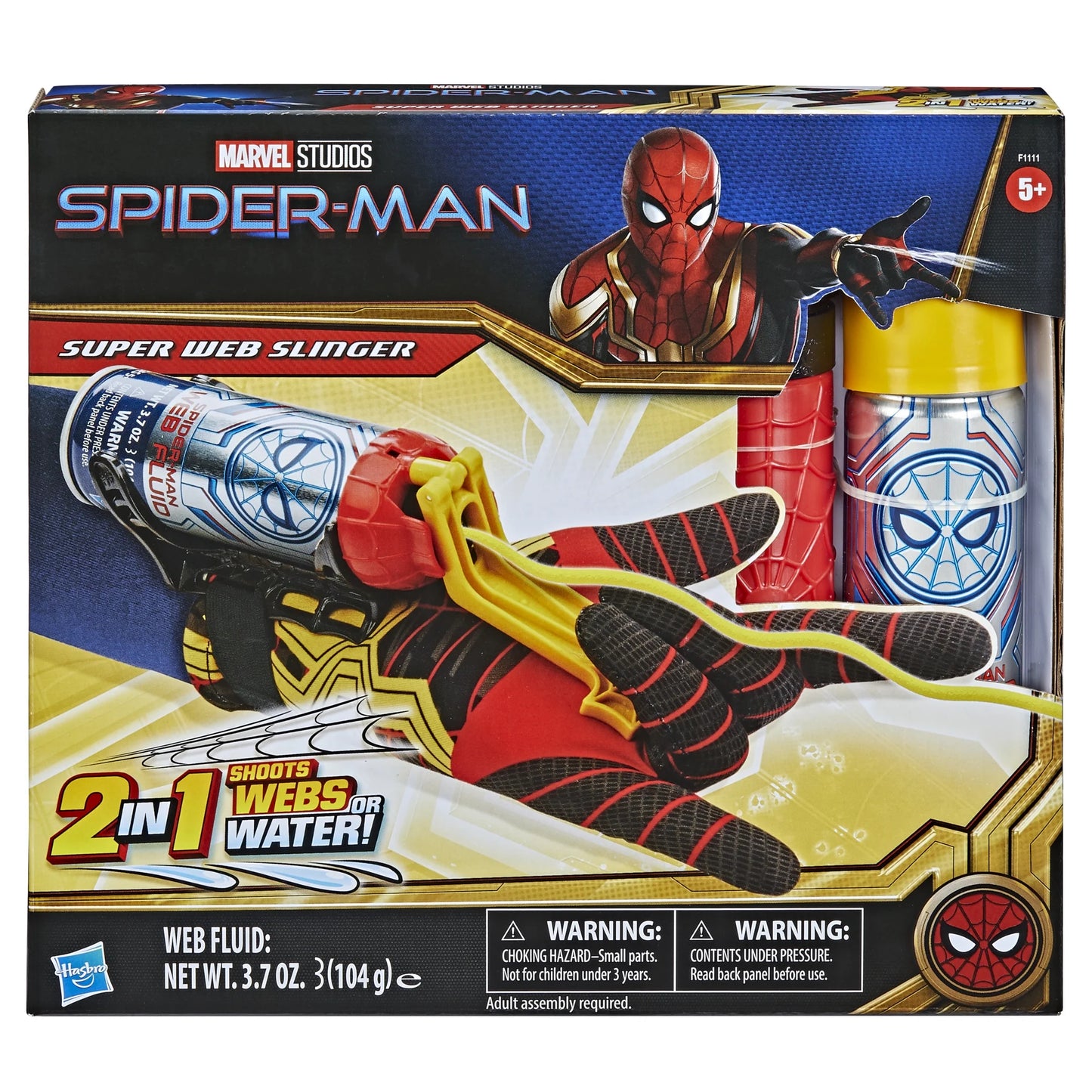 Marvel Spider-Man Super Web Slinger, Spider-Man Web Shooter, Toys For 5 Year Old Boys and Girls