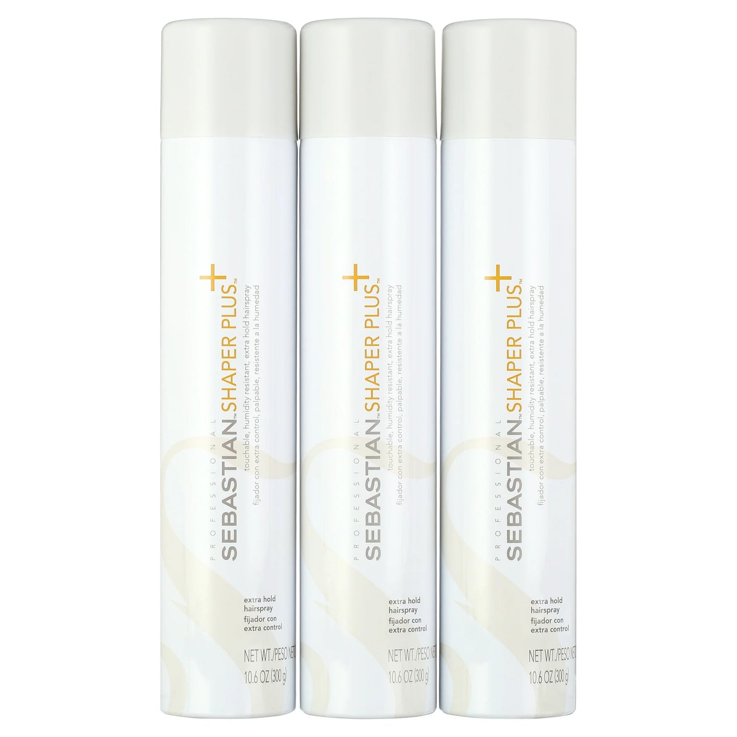 Sebastian Shaper Plus Hairspray (3 Bottles), 10.6 Oz