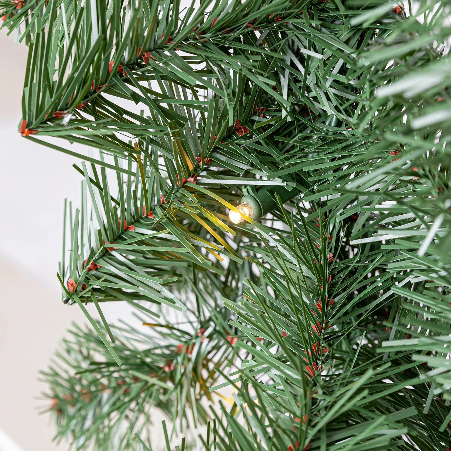 Napa Pre-Lit Warm White LED Artificial Christmas Garland, Green, 9', by Holiday Time