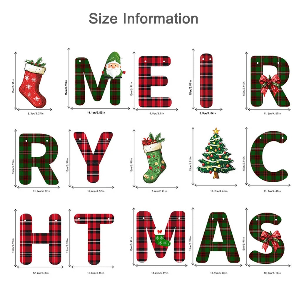Christmas Hanging Swirls Decorations Buffalo Plaid Merry Christmas Banner Christmas Ceiling Hanging Streamers, Xmas Hanging Decorations Indoor for Office Christmas Holiday Party Decorations