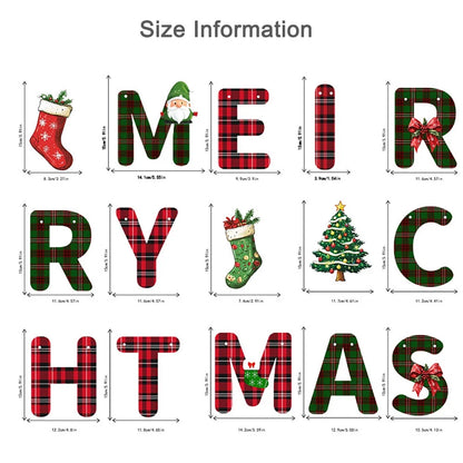 Christmas Hanging Swirls Decorations Buffalo Plaid Merry Christmas Banner Christmas Ceiling Hanging Streamers, Xmas Hanging Decorations Indoor for Office Christmas Holiday Party Decorations