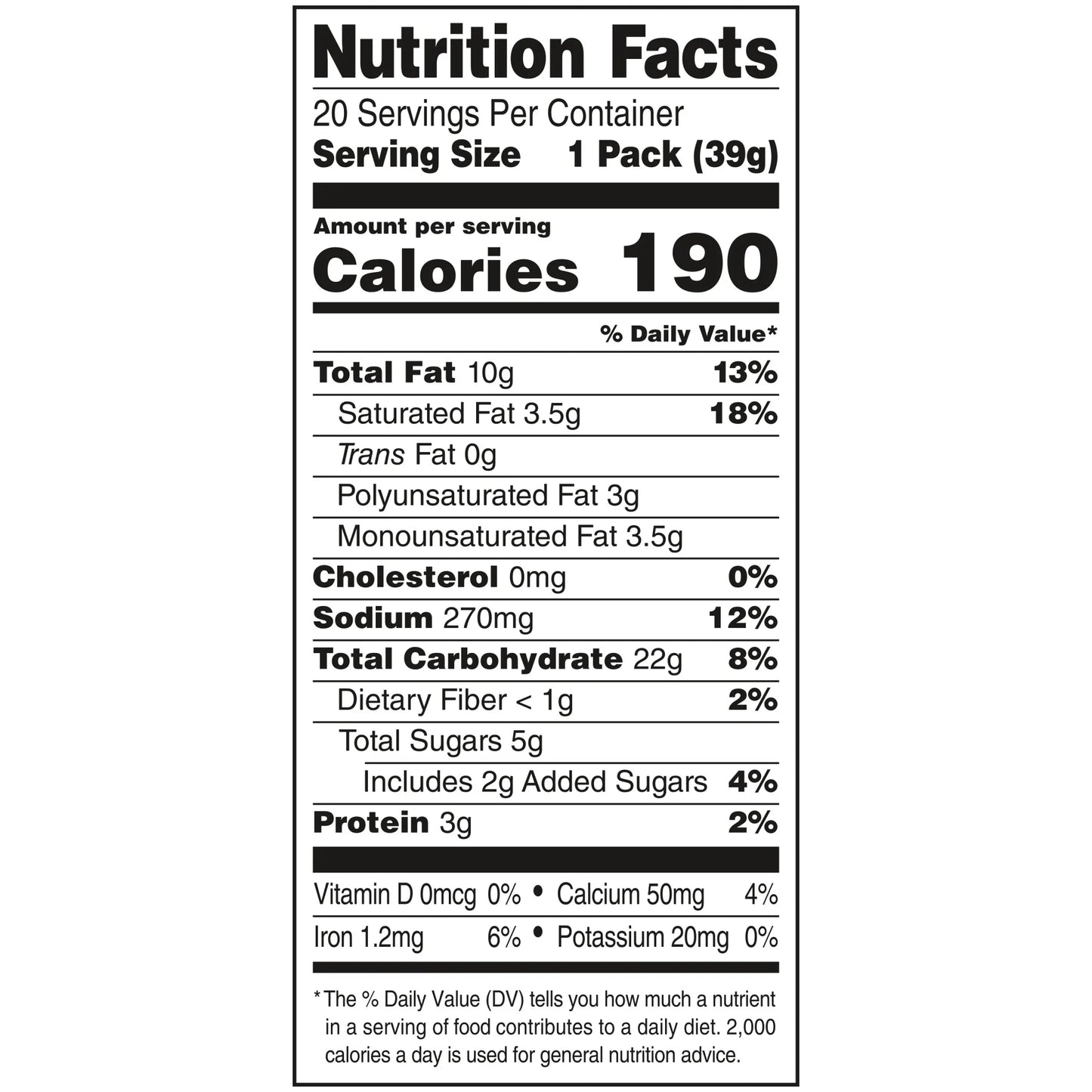 Lance Sandwich Crackers, Captain's Wafers Cream Cheese and Chives, 20 Packs, 6 Sandwiches Each