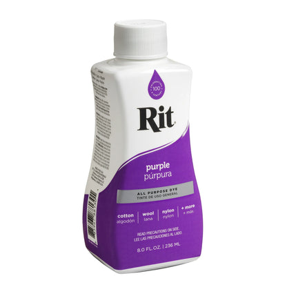 Rit All Purpose Liquid Dye, Purple, 8 fl oz