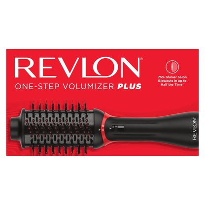 Revlon One-Step Volumizer PLUS Hair Dryer and Hot Air Brush, Black