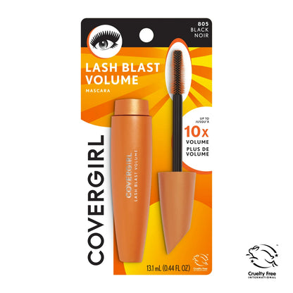 COVERGIRL Lash Blast Volume Mascara 805 Black – Full Volume, Hypoallergenic Mascara (0.44 oz)