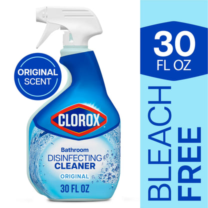 Clorox Bathroom Disinfecting Cleaner Spray – Original Scent, 30 fl oz