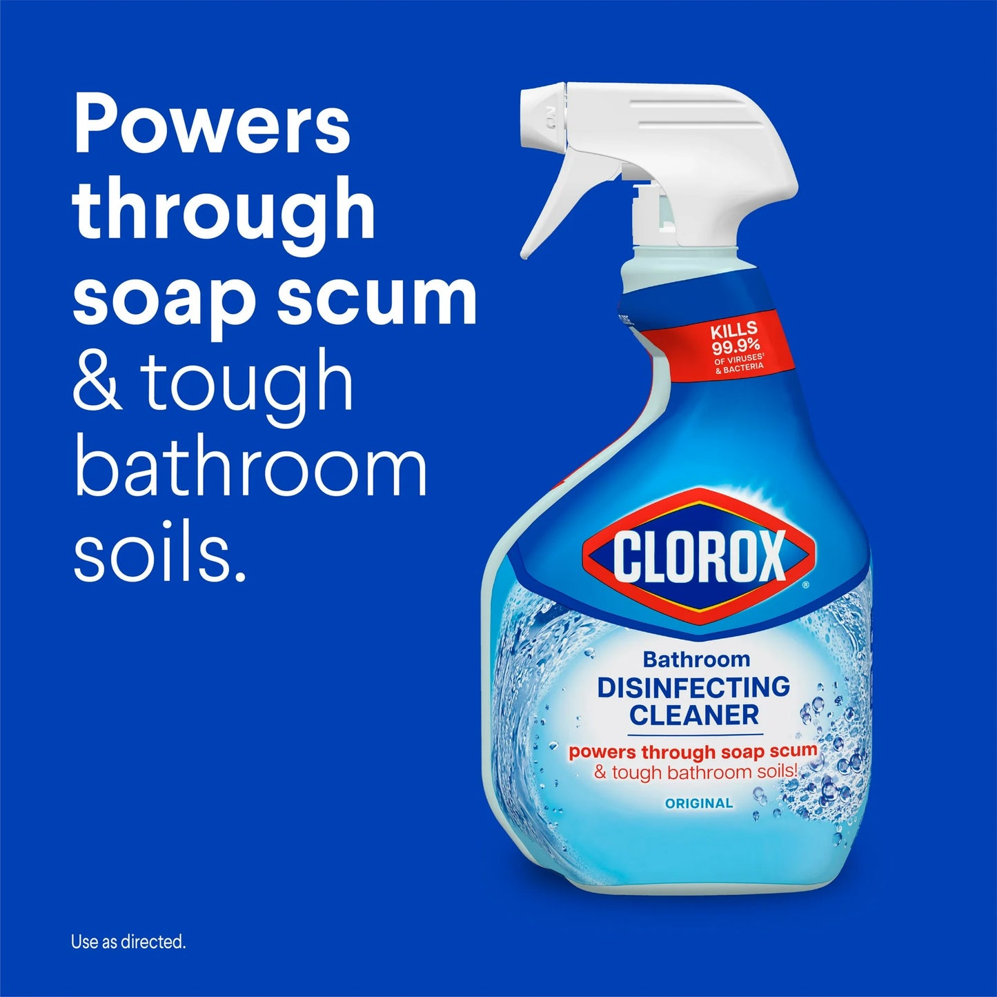 Clorox Bathroom Disinfecting Cleaner Spray – Original Scent, 30 fl oz