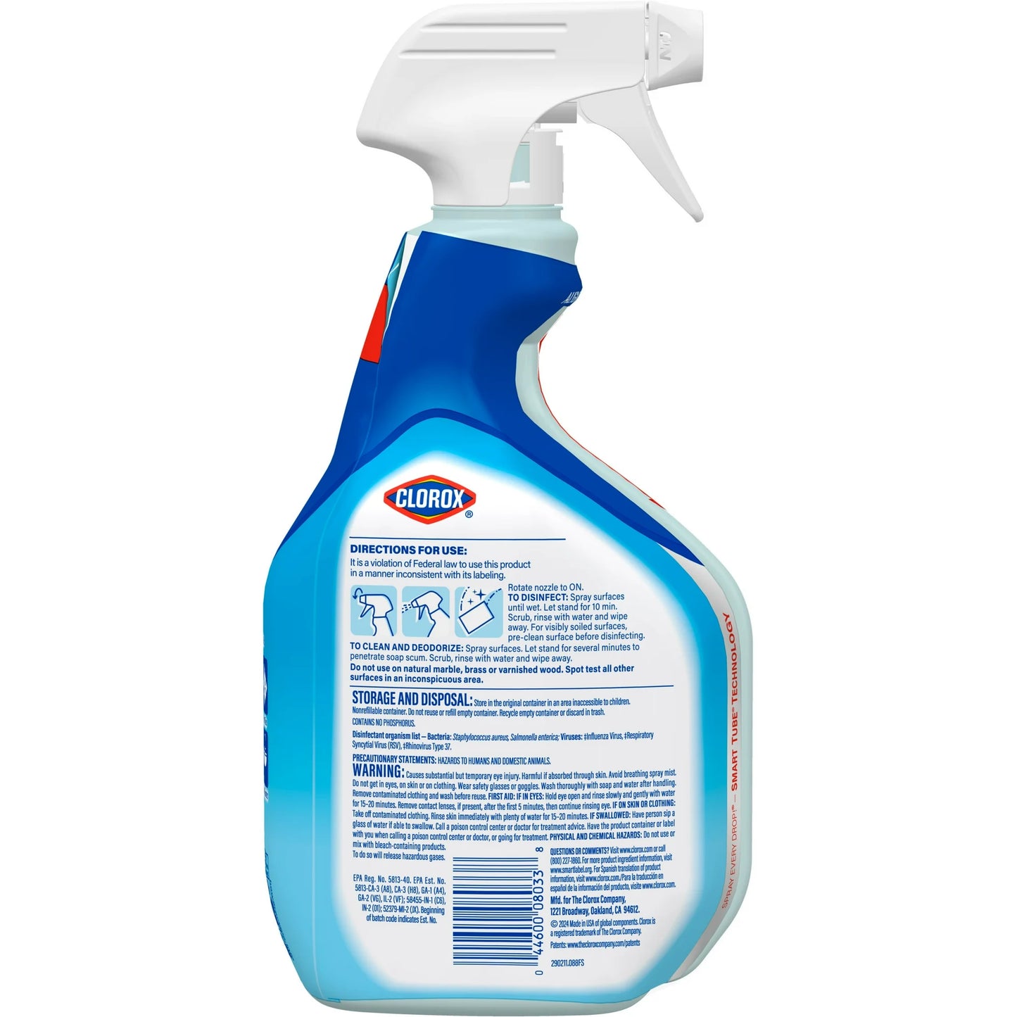 Clorox Bathroom Disinfecting Cleaner Spray – Original Scent, 30 fl oz