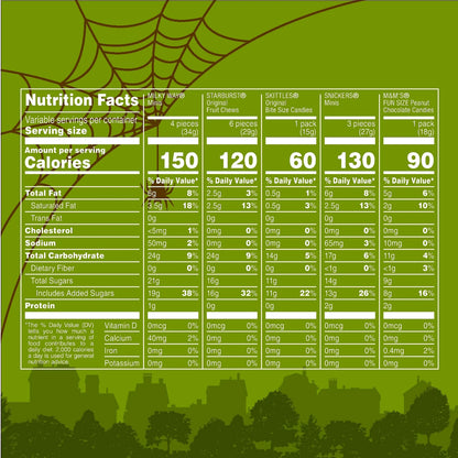 M&M’s, Skittles & More Fun Size Halloween Candy Variety Pack – 195 Count Bulk Bag