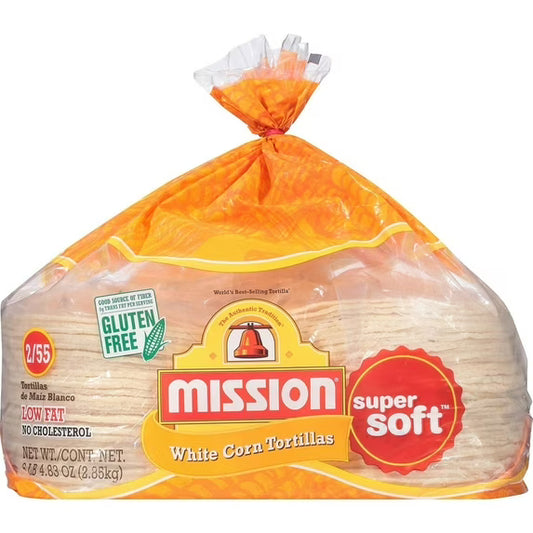 Mission 6" White Corn Tortillas 100.53 Ounce (110 Count)