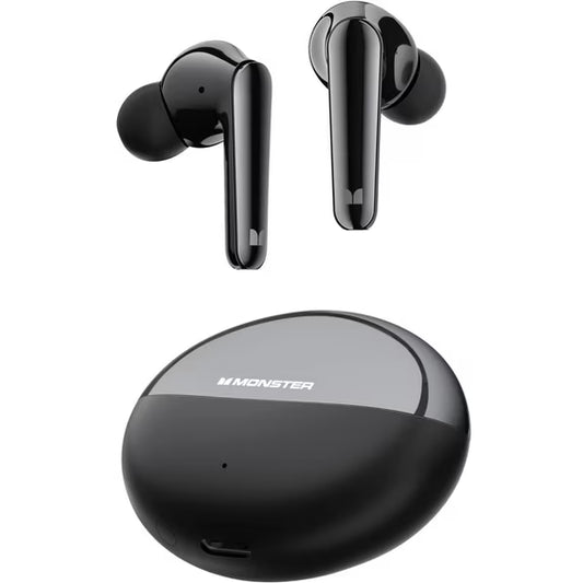 Monster Wireless Earbuds Bluetooth HiFi Stereo – 30H Playback, Touch Control, Type-C Charging, IPX6 Waterproof