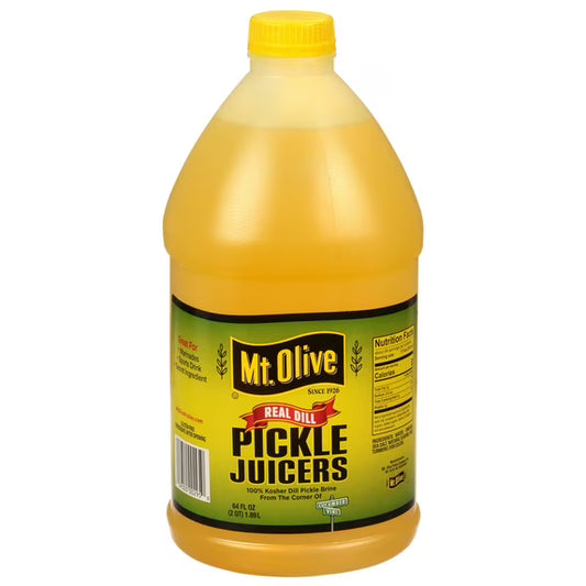 Mt. Olive Pickle Juice, Kosher Dill Pickle Brine, 64oz