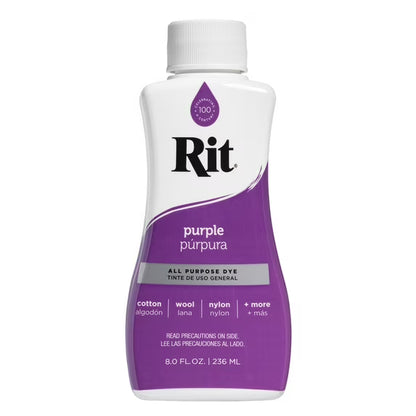 Rit All Purpose Liquid Dye, Purple, 8 fl oz