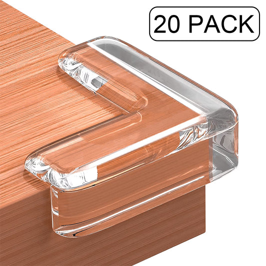 SUPTREE Table Corner Protectors for Furniture – Baby Safety Proofing Corner Guards (20 Pack)