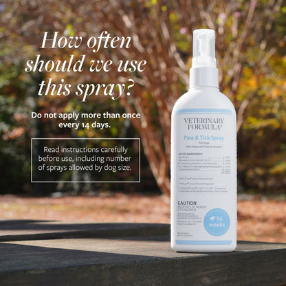 Veterinary Formula Clinical Care Flea & Tick Spray for Dogs – 8 oz