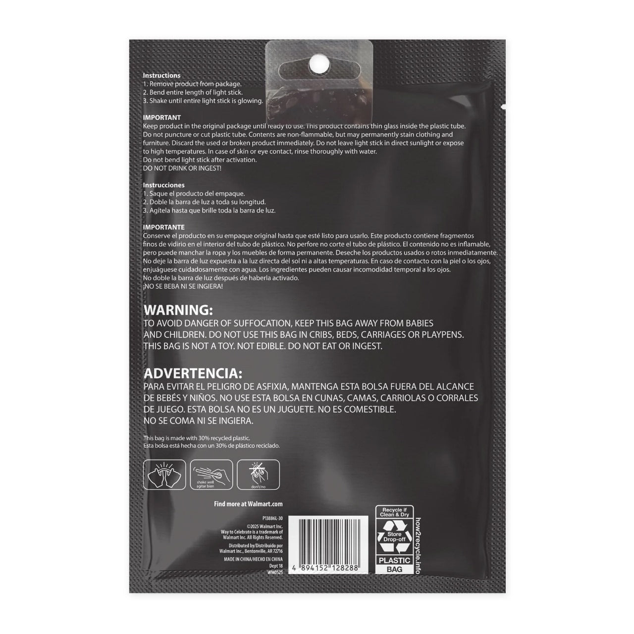 Glow Sticks, Multi-Color, 30 Count, Halloween by Way To Celebrate