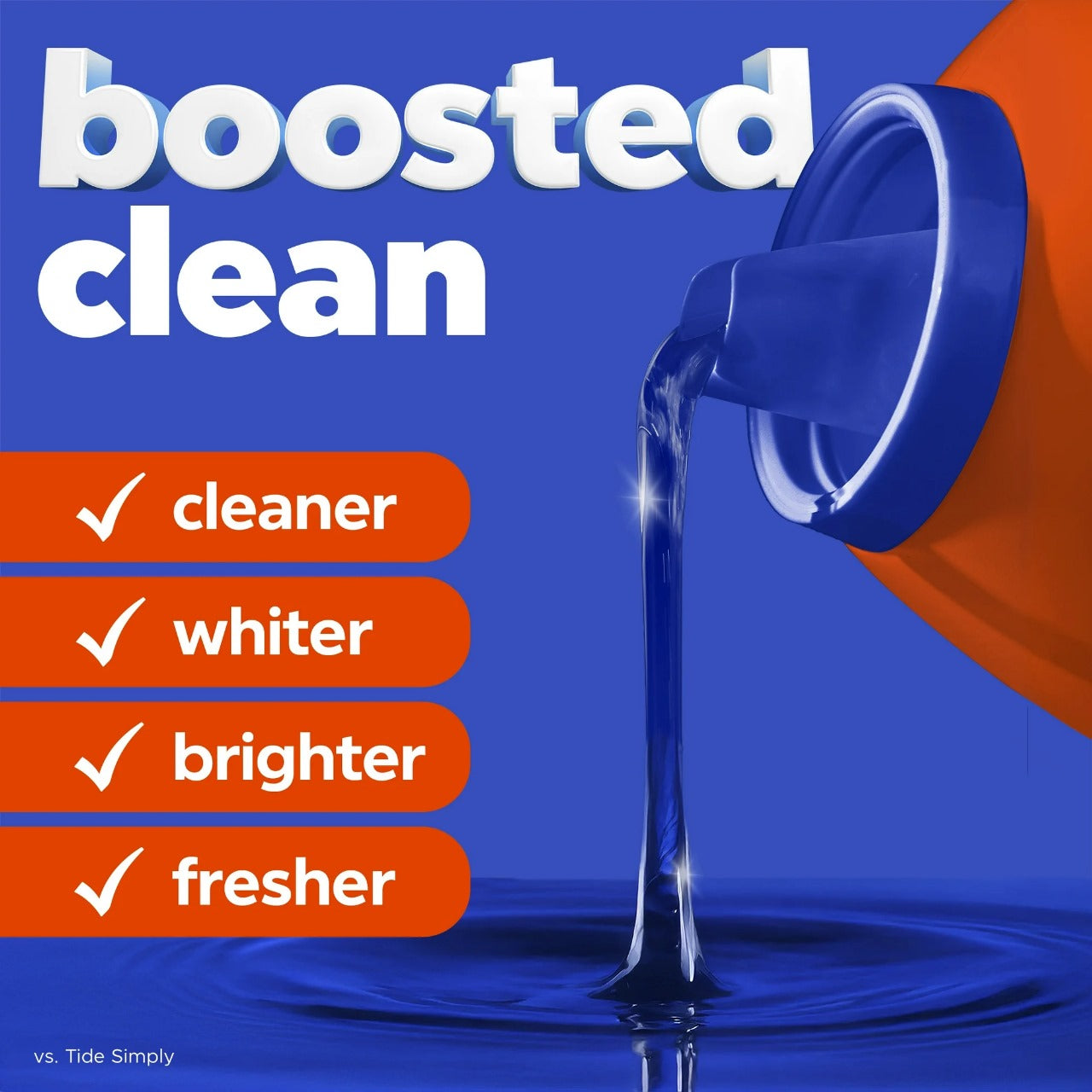 Tide Laundry Detergent Liquid with 6X Boosted Cleaning Power, Original Scent, 32 fl oz, 25 Loads