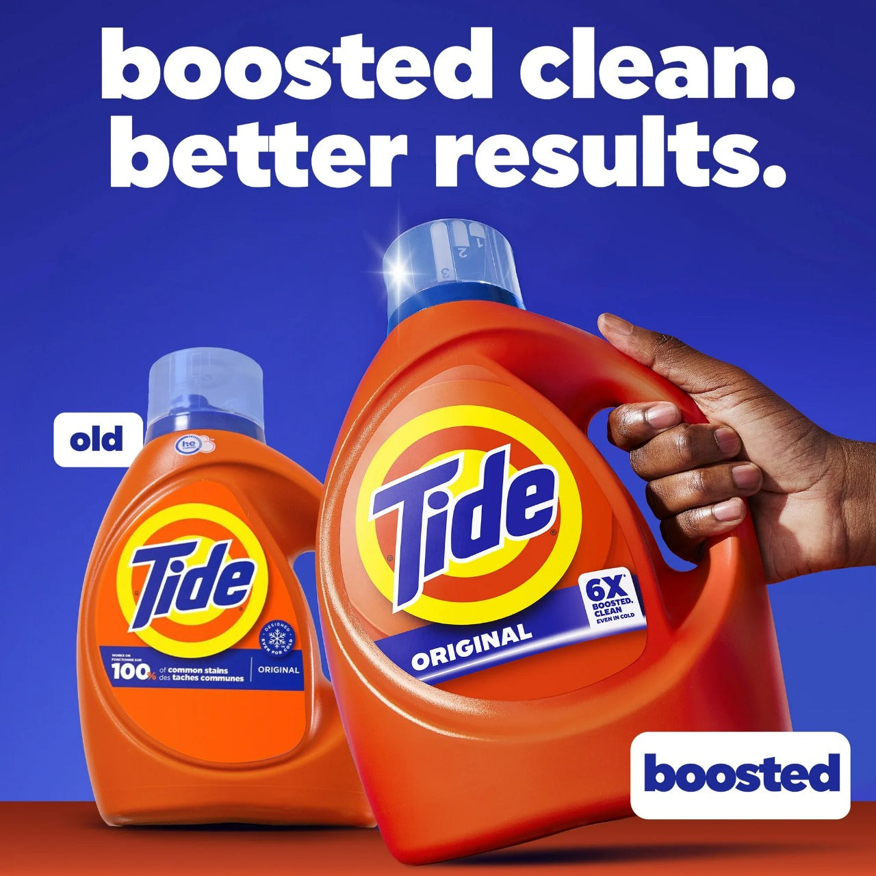 Tide Laundry Detergent Liquid with 6X Boosted Cleaning Power, Original Scent, 32 fl oz, 25 Loads
