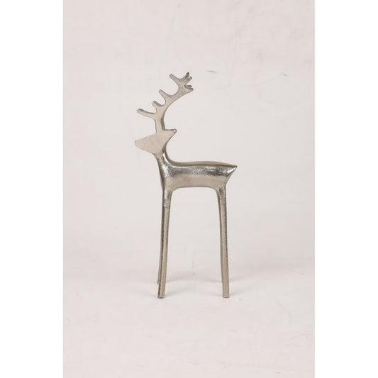 Reindeer Christmas Tabletop Decoration, Pewter, 12.75", by Holiday Time
