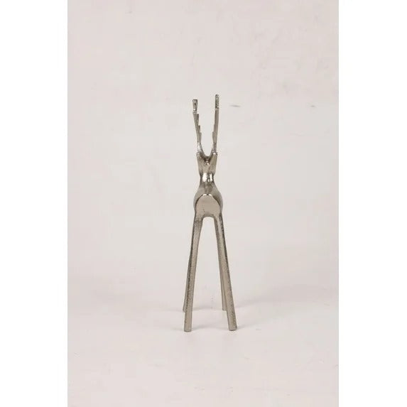 Reindeer Christmas Tabletop Decoration, Pewter, 12.75", by Holiday Time