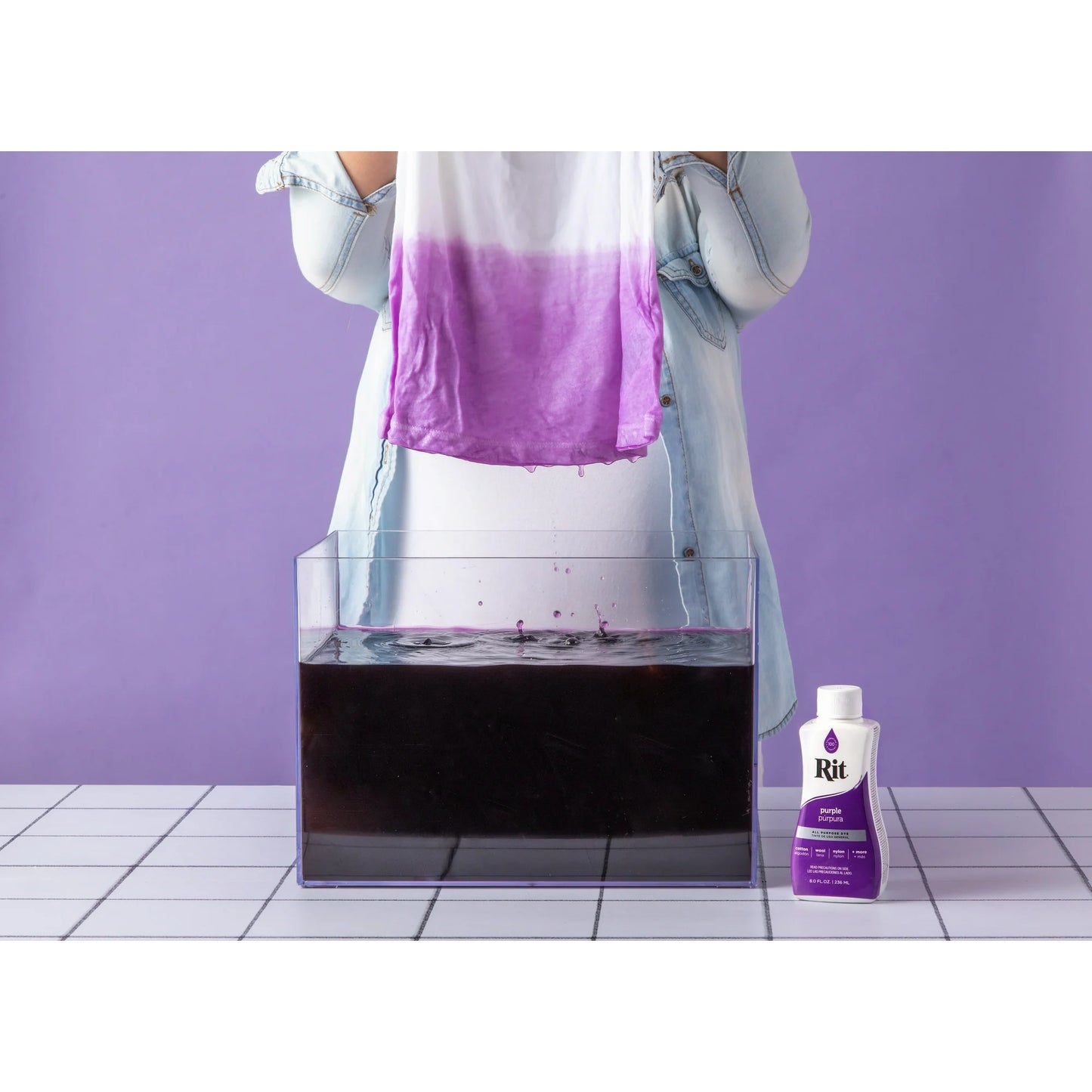 Rit All Purpose Liquid Dye, Purple, 8 fl oz