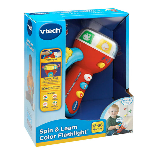 VTech Spin & Learn Color Flashlight Baby and Toddler Toys