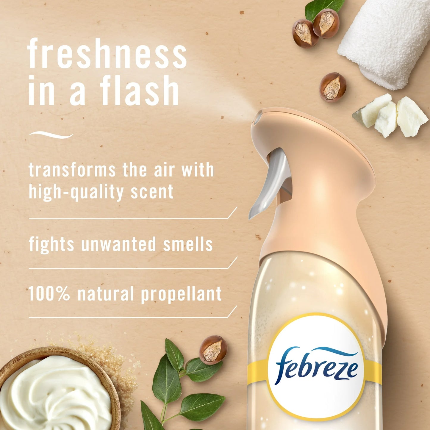 Febreze Air Freshener Spray, Odor-Fighting Room Spray, Soothe & Restore, 8.8oz, 2 Count