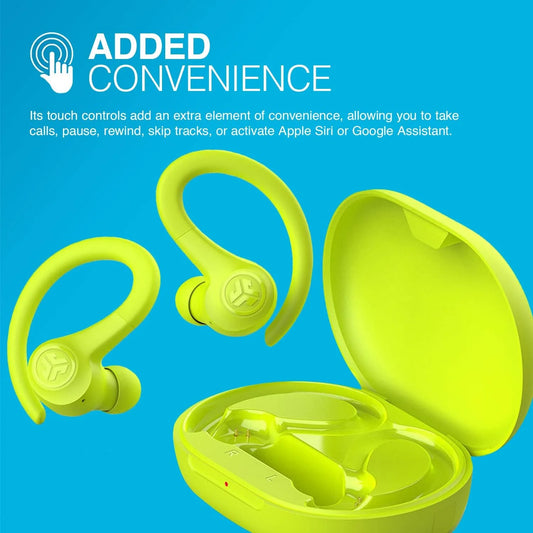 JLab Go Air Sport Bluetooth Earbuds, True Wireless with Charging Case