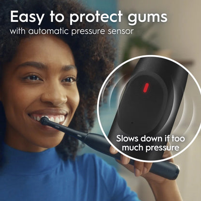 Oral-B iO Series 2 Rechargeable Electric Toothbrush, Night Black with 1 Gentle Care Brush Head for Adults and Children 3+